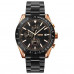 Наручные мужские часы противоударные водостойкие с подсветкой Skmei 9253RGBK Rose Gold/Black