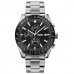 Наручные мужские часы противоударные водостойкие с подсветкой Skmei 9253SIBK Silver/Black