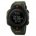 Наручные часы с подсветкой противоударные тактические Skmei 1231AG Army Green Compass
