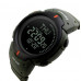 Наручные часы с подсветкой противоударные тактические Skmei 1231AG Army Green Compass