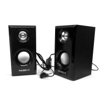 Музыкальные проводные колонки для компьютера 2.0 D-092