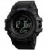 Наручные часы с подсветкой противоударные тактические Skmei 1356BK Black Compass