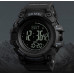 Наручные часы с подсветкой противоударные тактические Skmei 1356BK Black Compass