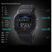 Наручные часы с подсветкой противоударные тактические Skmei 1629BK Black Smart Watch