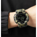 Наручные часы с подсветкой противоударные тактические Skmei 2037CMGN Army Green Camo Compass