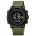 Наручные часы с подсветкой противоударные тактические Skmei 2095AG Army Green Compass