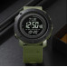 Наручные часы с подсветкой противоударные тактические Skmei 2095AG Army Green Compass