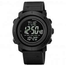 Наручные часы с подсветкой противоударные тактические Skmei 2095BK Black Compass