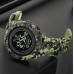 Наручные часы с подсветкой противоударные тактические Skmei 2095CMGN Army Green Camouflage Compass