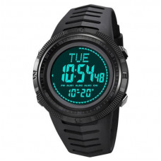 Наручные часы с подсветкой противоударные тактические Skmei 2147BKBK Black/Black Compass