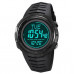 Наручные часы с подсветкой противоударные тактические Skmei 2147BKBK Black/Black Compass