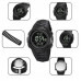 Наручные часы с подсветкой противоударные тактические Skmei 2147BKBK Black/Black Compass