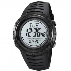 Наручные часы с подсветкой противоударные тактические Skmei 2147BKWT Black/White Compass