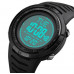Наручные часы с подсветкой противоударные тактические Skmei 2147BKWT Black/White Compass