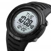 Наручные часы с подсветкой противоударные тактические Skmei 2147BKWT Black/White Compass