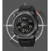 Наручные часы с подсветкой противоударные тактические Skmei 2209BKBK Black/Black Compass Pedometer