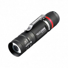 Фонарь ручной Police 1515-XPE 1хАА/14500 zoom black карманный фонарик
