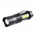 Фонарь ручной Police 525/8468-XPE+COB, Li-Ion zoom, ЗУ microUSB, Box карманный фонарик аккумуляторный