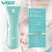 Машинка для стрижки детей беспроводная VGR Baby V-150 blue, 3 насадки, IPX7