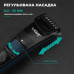 Аккумуляторная машинка для стрижки волос VGR V-052 Триммер для стрижки и окантовки бороды