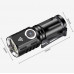 Фонарь ручной 536-3LED с индикатором заряда 1х16340A / Type-C / магнит / Box карманный фонарик аккумуляторный