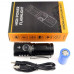 Фонарь ручной 536-3LED с индикатором заряда 1х16340A / Type-C / магнит / Box карманный фонарик аккумуляторный