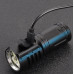 Фонарь ручной 536-3LED с индикатором заряда 1х16340A / Type-C / магнит / Box карманный фонарик аккумуляторный
