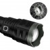 Фонарь ручной AK138-1 white laser led PM60-TG, 8х18650, power bank, чехол, индикация заряда, Type-C, zoom Box