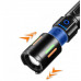 Фонарь ручной NIGHT VISION FLUORESCENCE CB-611-TG, индикация заряда, 1x26650/3xAAA, ЗУ Type-C, zoom, Box