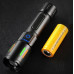 Фонарь ручной NIGHT VISION FLUORESCENCE CB-611-TG, индикация заряда, 1x26650/3xAAA, ЗУ Type-C, zoom, Box