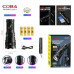 Фонарь ручной NIGHT VISION FLUORESCENCE CB-G401Y-30W, power bank, индикация заряда, 4x18650, ЗУ Type-C, zoom,