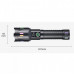 Фонарь ручной NIGHT VISION FLUORESCENCE CB-G62-TG, индикация заряда, powerbank 1x26650/3xAAA, ЗУ Type-C, zoom