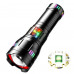 Фонарь ручной NIGHT VISION FLUORESCENCE G01-4PM50-TG, индикация заряда, 4x18650, ЗУ Type-C, zoom, Box