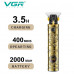 Машинка тример для стрижки волосся та бороди VGR V-097 Gold, Professional, 4 насадки