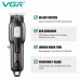 Аккумуляторная машинка для стрижки волос VGR V-918 с LED дисплеем и 4 насадками
