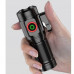Фонарь ручной W5183-4XHP360 индикация заряда 1x18500, магнит, стропорез, ЗУ Type-C, Box фонарик аккумуляторный