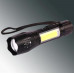 Фонарь ручной W601-XPE(red)+COB(white), Li-Ion аккумулятор, ЗУ microUSB, zoom, Box фонарик аккумуляторный