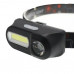 Налобный туристический светодиодный фонарик 1804-LED(red)+COB(white), 1x18650, ЗУ Type-C