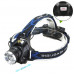 Налобный туристический светодиодный фонарик Police 6699/204C-T6, 2x18650, zoom, ЗУ mircoUSB, Box