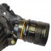 Налобный туристический светодиодный фонарик BL-8076-2-GT100, 2x18650, zoom, ЗУ Type-C, Box