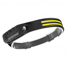 Налобный туристический светодиодный фонарик BL-W689-LM+2COB (white+red), Motion Sensor, Li-Ion аккум. ЗУ Type-