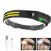 Налобный туристический светодиодный фонарик BL-W689-LM+2COB (white+red), Motion Sensor, Li-Ion аккум. ЗУ Type-