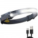 Налобный светодиодный фонарик BL-W689/5808А-LM+COB(white+red), Motion Sensor, Li-Ion аккум., ЗУ Type-C, Box