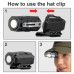 Налобный фонарик T131-XPE+3SMD(red+green+blue+UV), Motion Sensor, Li-Ion, магнит, клипса, ЗУ Type-C, Box