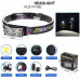 Налобный фонарик светодиодный YY-19D-6SMD, Li-Ion аккумулятор, ЗУ Type-C, магнит, Box