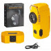 Фонарь ручной MULTIFUNCTIONAL D50-COB yellow с зажигалкой Li-Ion индикация заряда ЗУ Type-C Box