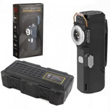 Фонарь ручной MULTIFUNCTIONAL D51-COB black с зажигалкой Li-Ion индикация заряда ЗУ Type-C Box