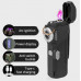 Фонарь ручной MULTIFUNCTIONAL D51-COB black с зажигалкой Li-Ion индикация заряда ЗУ Type-C Box