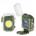 Фонарь ручной MULTIFUNCTIONAL D52-2-COB green с зажигалкой Li-Ion индикация заряда ЗУ Type-C Box