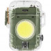 Фонарь ручной MULTIFUNCTIONAL D52-2-COB green с зажигалкой Li-Ion индикация заряда ЗУ Type-C Box